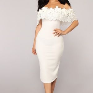 White Floral Dress